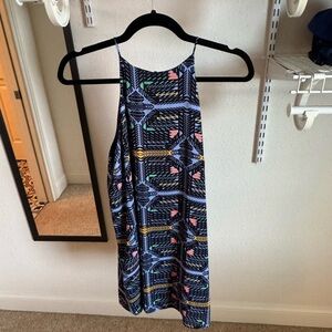 Tyche Multicolor Abstract Dress